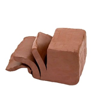 1Kg Đất Sét tự nhiên, màu Nâu Vàng ( Nặng tượng, Làm gốm ) Đất Sét Mỹ Thuật
