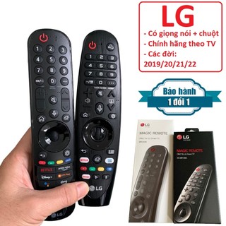 Điều khiển tivi LG giọng nói chính hãng theo TV, Remote tv LG thông minh chuột bay các đời 2018-2022, đầu bấm từ xa lg