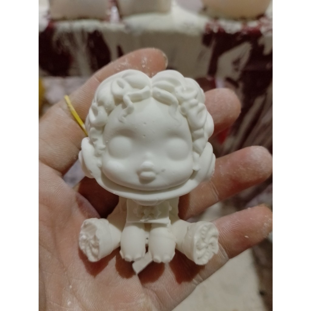 tượng tô màu skullpanda - mẫu panda ngẫu nhiên