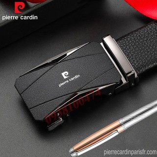 Thắt lưng Pierre Cardin chính hãng khóa tự động dây da bò thật hàng độc PCJ1144
