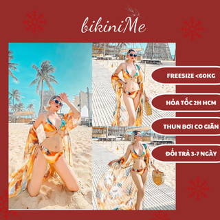 Bikini Đồ Bơi Hai Mảnh 3 Chi Tiết Họa Tiết Lửa Sexy Độc Lạ HOT SUMMER 2021 R24