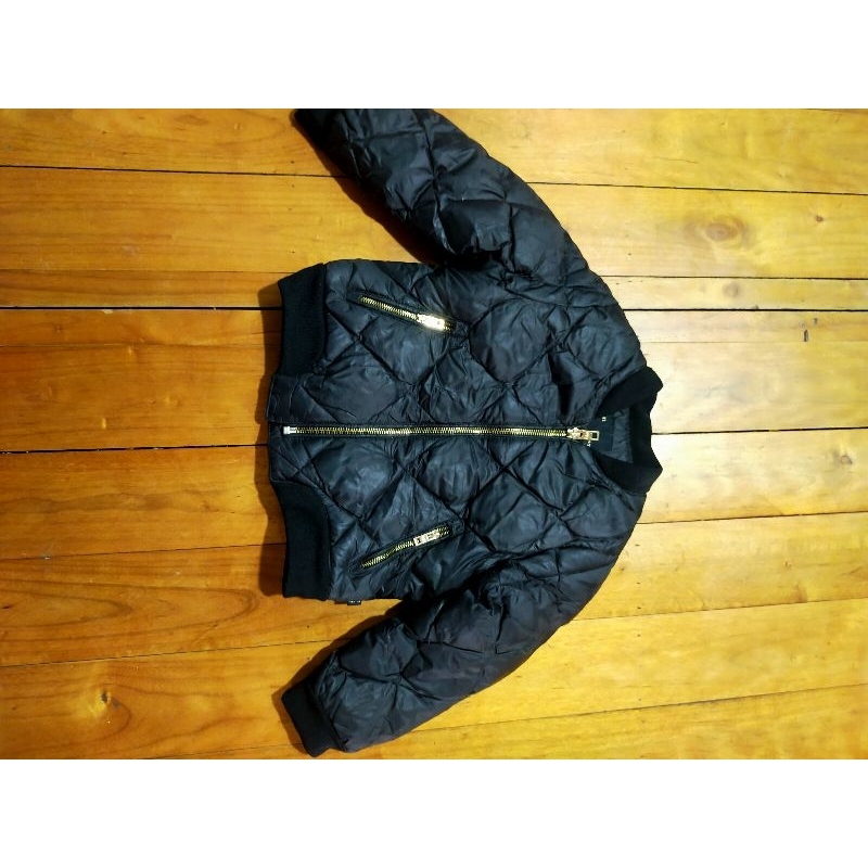 Thanh lý áo phao lông vũ dáng bomber hiệu Hàn Quốc, siêu xinh size 100