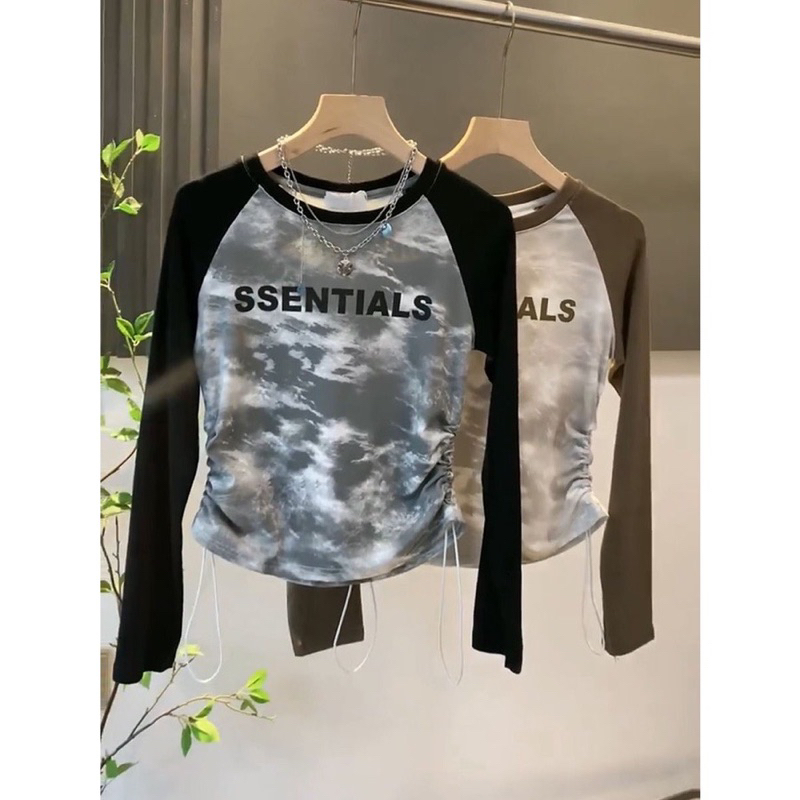 Áo thun loang chữ