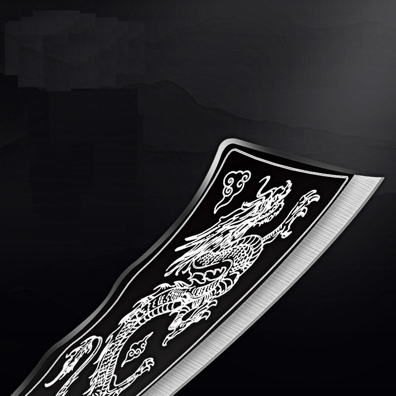 Dao Long Tuyền Chặt Xương Thép Mamgan Nguyên Khối Có Bao Da Cao Cấp Jodily Starhome