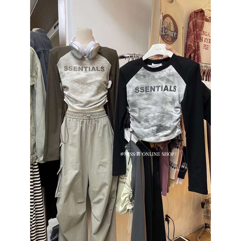 Áo thun loang chữ