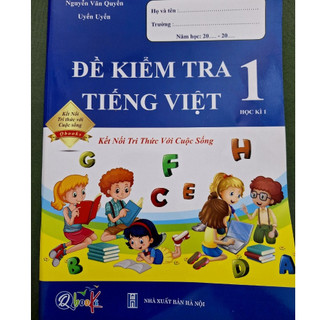 Sách- đề kiểm tra tiếng việt 1