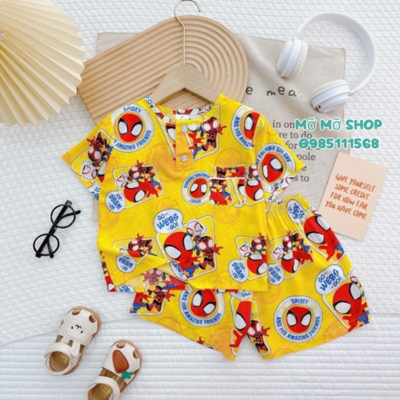 BỘ TOLE TAY NGẮN QUẦN ĐÙI BÉ 10-32KG