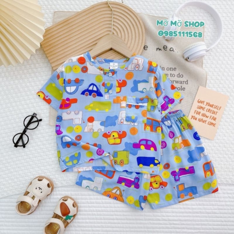 BỘ TOLE TAY NGẮN QUẦN ĐÙI BÉ 10-32KG
