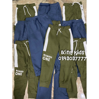 Quần nỉ joggers bé trai gê
