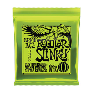 Bộ dây đàn guitar điện, electric guitar - ernie ball 2221 - regular slinky nickel wound, custom gauge 10 46
