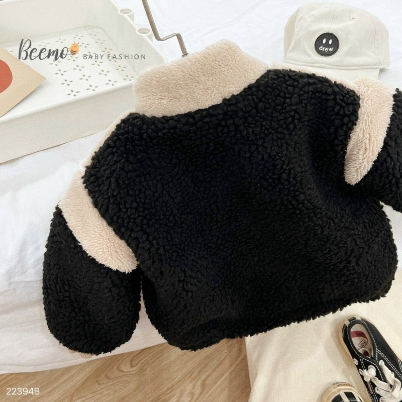 Áo khoác bé trai BEEMO A057 áo khoác lông cho bé chất lông dày dặn, mềm mại - PAPALEMON