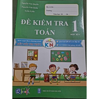 Sách- đề kiểm tra toán 1