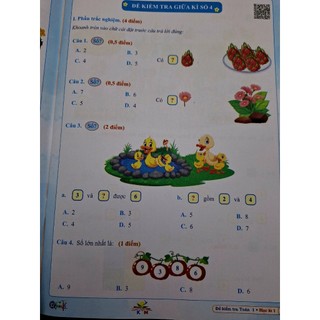 Sách- ĐỀ KIỂM TRA TOÁN 1 (học kì 1)