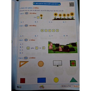 Sách- ĐỀ KIỂM TRA TOÁN 1 (học kì 1)