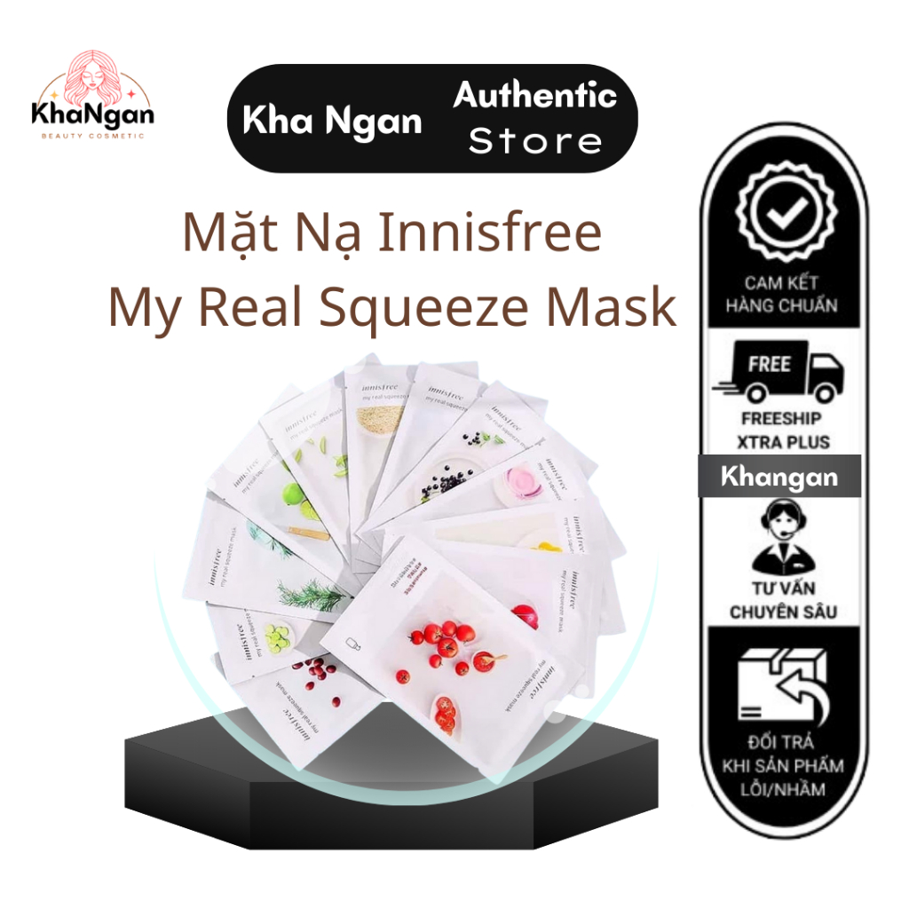 MẶT NẠ GIẤY INNISFREE MY REAL SQUEEZE MASK