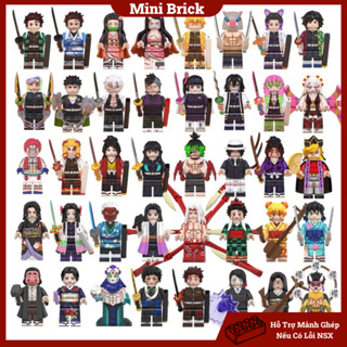 Kimetsu No Yaiba Mô hình Lắp ráp Minifigures anime manga Thanh Gươm Diệt