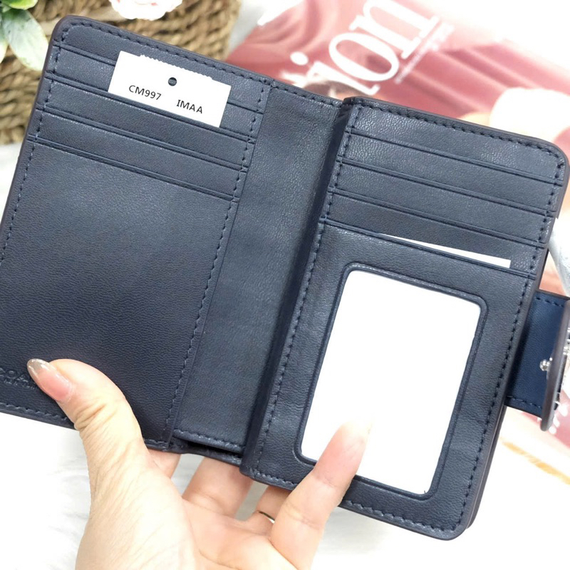 📛RẺ VÔ ĐỊCH📛VÍ C MEDIUM CORNER ZIP NỮ CM997