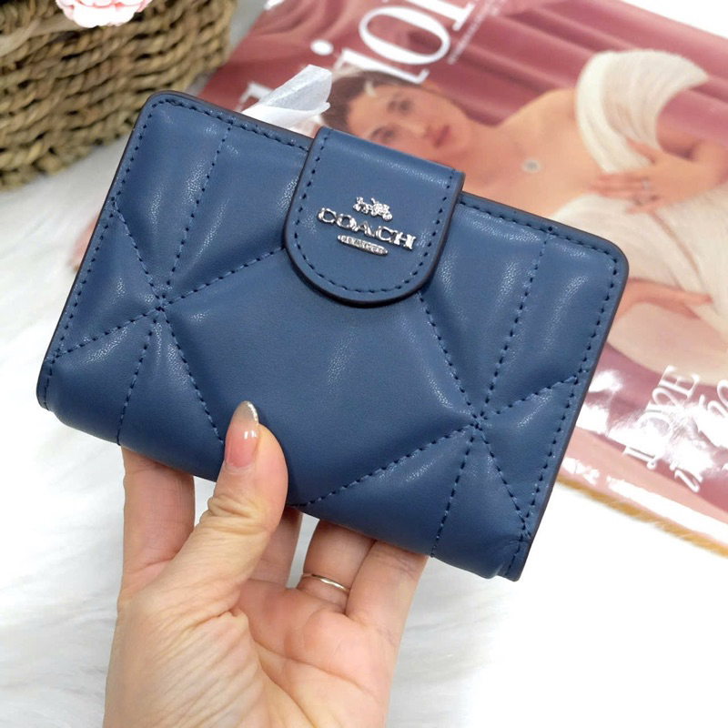 📛RẺ VÔ ĐỊCH📛VÍ C MEDIUM CORNER ZIP NỮ CM997