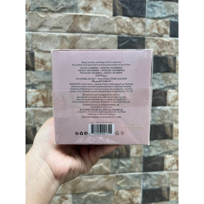 Nước hoa Nữ Ariana Grande Sweet Like Candy Eau de Parfum 100ml Spray.Hàng Mỹ