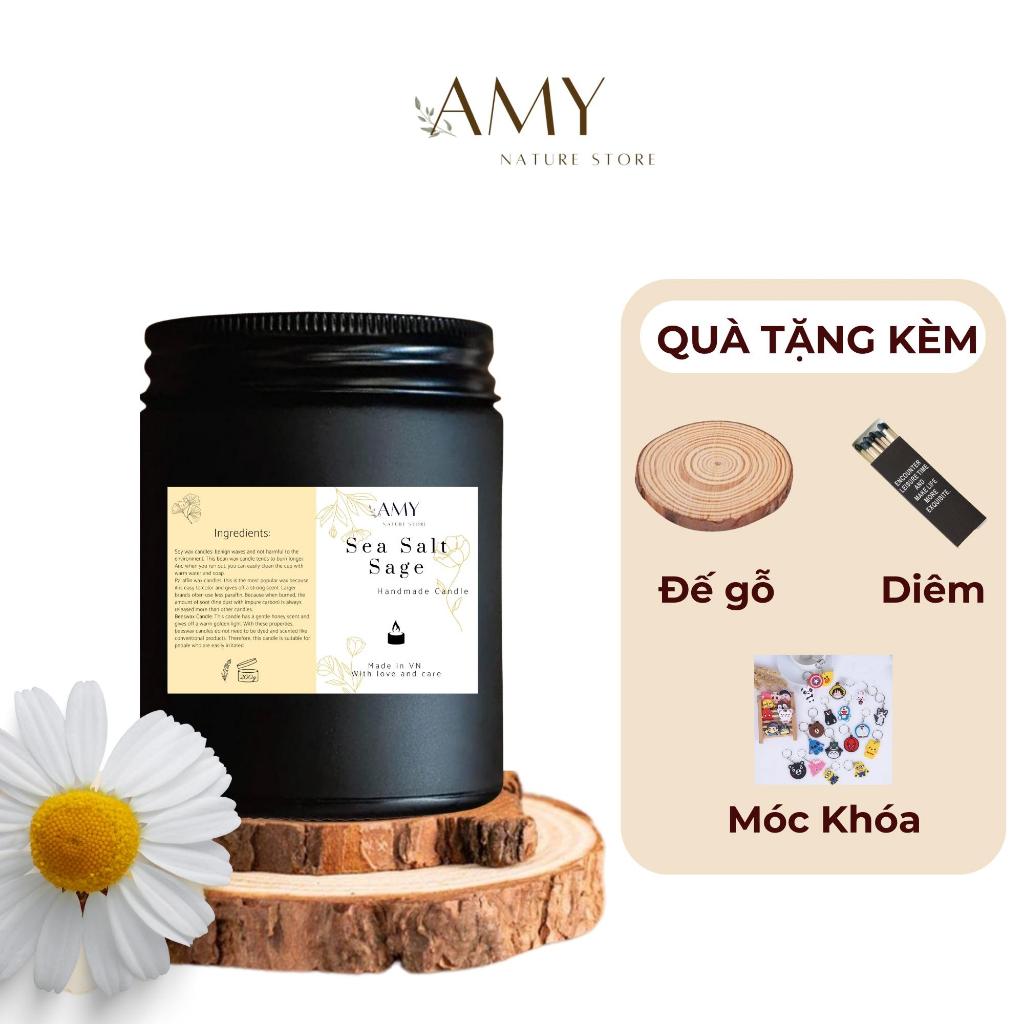 Nến thơm phòng hương biển cao cấp AMY Store handmade,decor xinh xắn , hàng xuất khẩu, giá rẻ,đuổi muỗi hiệu quả