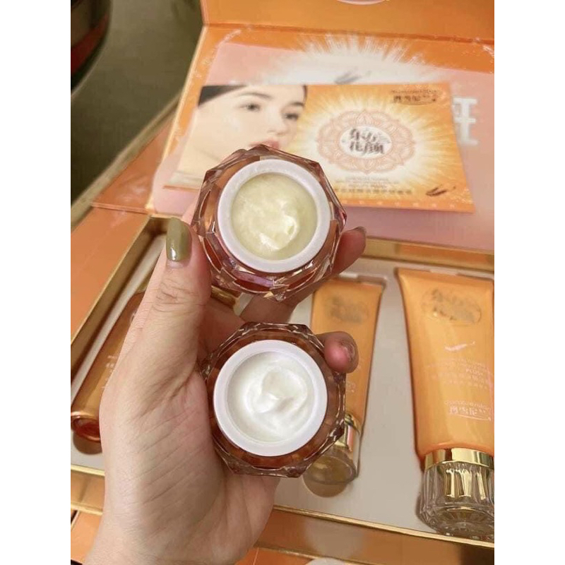 CHÍNH HÃNG -  Bộ Hoàng Cung 5in1 chính hãng tặng 3 miêng mặt nạ và 1 bộ thử