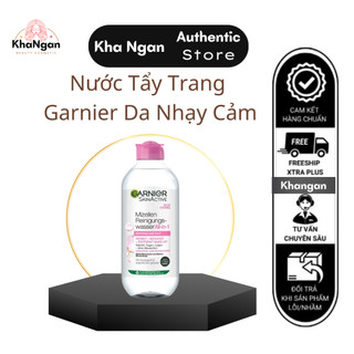 Nước tẩy trang Garnier Micellar Cleansing Water 400ml (hồng)