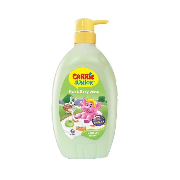 Sữa tắm gội cho bé Carrie Junior Yoghurt Melon 700g
