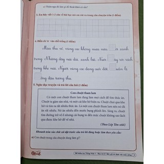 Sách- ĐỀ KIỂM TRA TIẾNG VIỆT 1 (học kì 2)