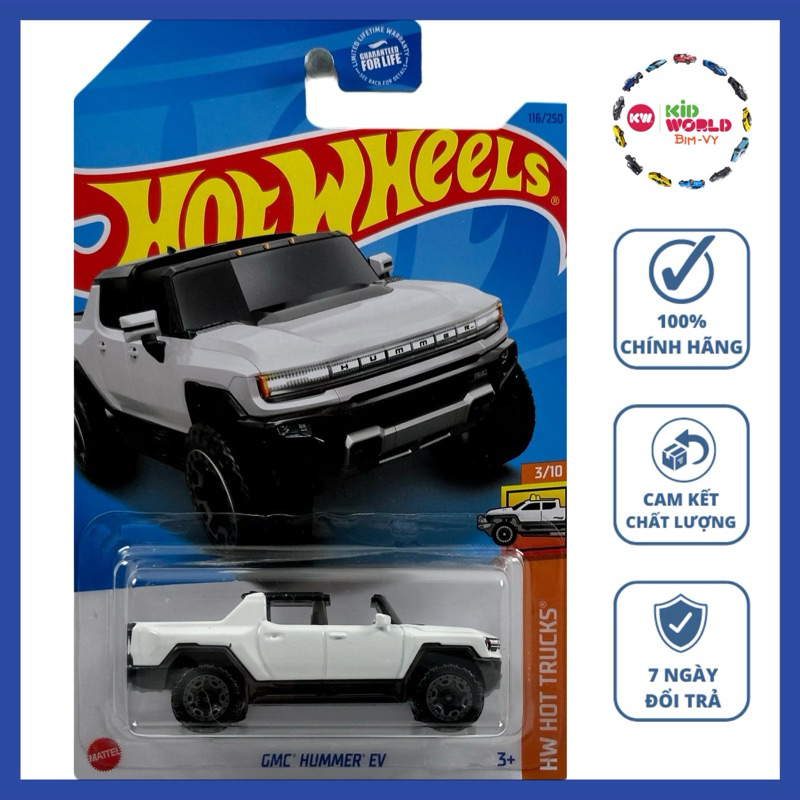 Xe mô hình Hot Wheels basic GMC Hummer EV HKJ00.