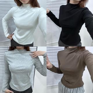 Áo giữ nhiệt cổ lọ lót lông dày dặn ấm áp co dãn 4 chiều