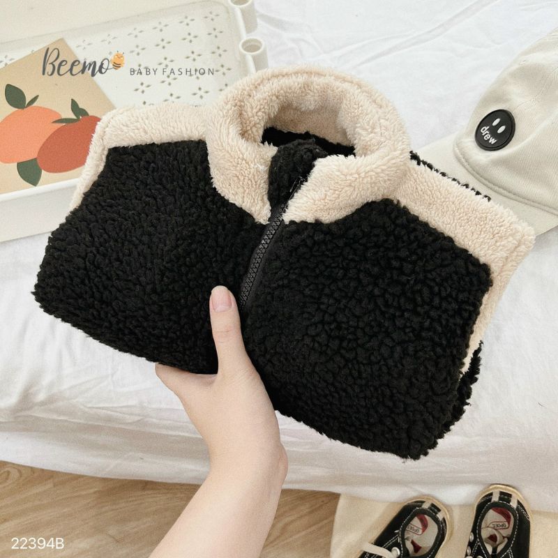 Áo khoác bé trai BEEMO A057 áo khoác lông cho bé chất lông dày dặn, mềm mại - PAPALEMON
