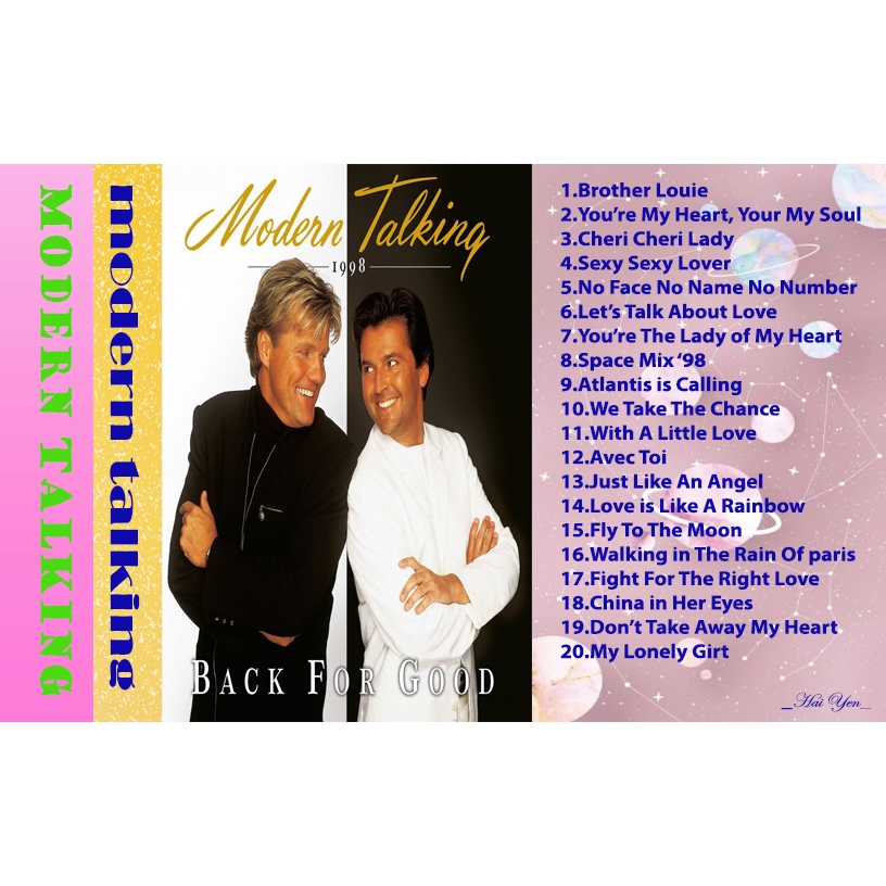 BĂNG CASSETTE modern talking Boney M COMBO