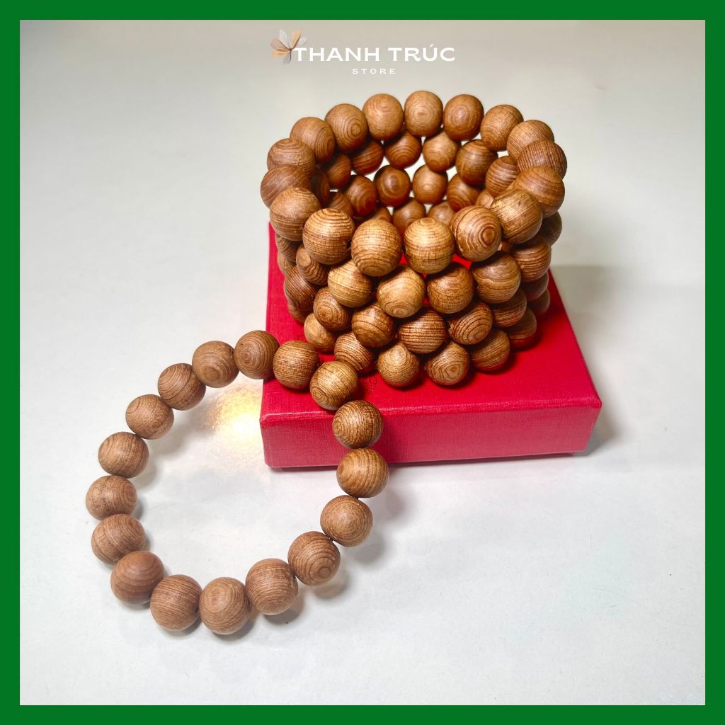 Vòng Gỗ Ngọc Am Hà Giang Vân Đẹp 12 Ly, Vòng Gỗ Thơm Tự Nhiên Nhiều Tinh Dầu Lên Tuyết