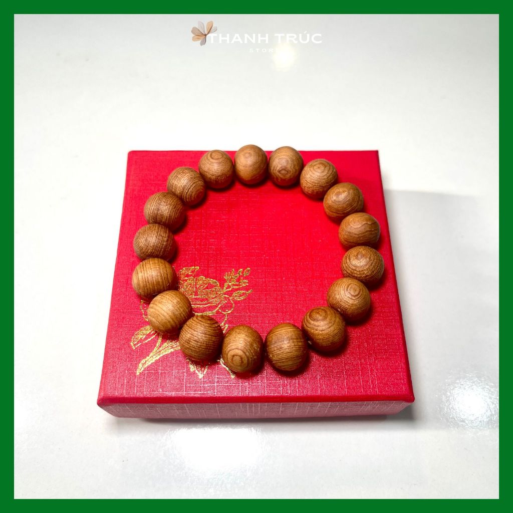 Vòng Gỗ Ngọc Am Hà Giang Vân Đẹp 12 Ly, Vòng Gỗ Thơm Tự Nhiên Nhiều Tinh Dầu Lên Tuyết