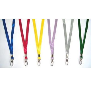 Dây đeo thẻ bảng tên móc xoay 360 bản 1cm dây lụa móc xoay