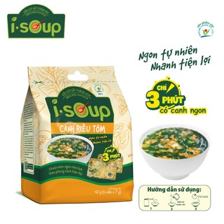 Canh riêu tôm shrimp soup i-soup 42 gram