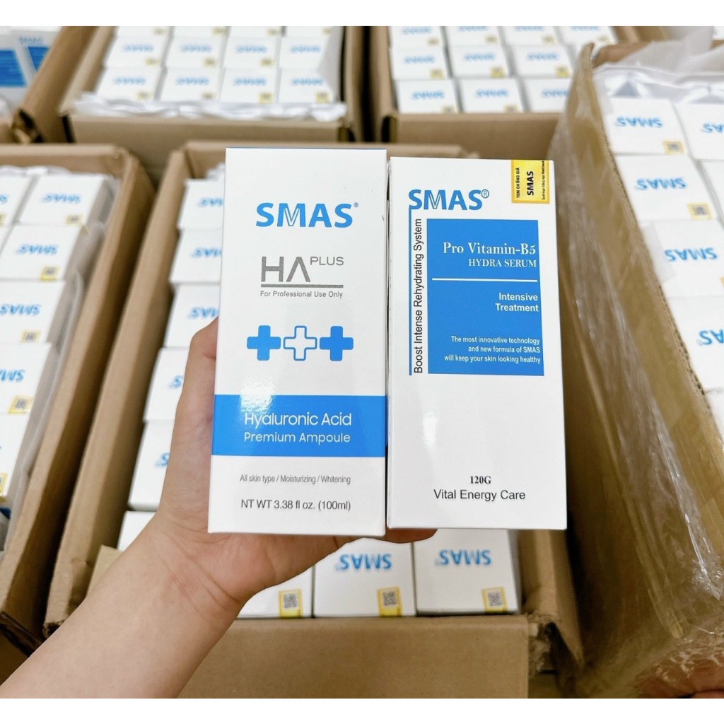 Serum B5 SMAS 120ml / HA SMAS 100ml (Tinh Chất SMAS Pro Vitamin B5 Hydra Serum / SMAS HA Plus Hyaluronic Acid)