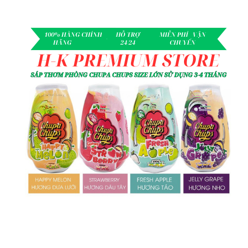Sáp thơm phòng Chupa Chups Size XXL hương kẹo và trái cây ngọt tự nhiên