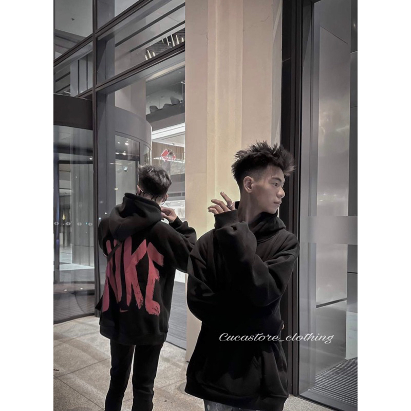 Áo Hoodie N!ke Biglogo phong cách đường phố, áo nỉ mùa đông hàn quốc xuất xịn