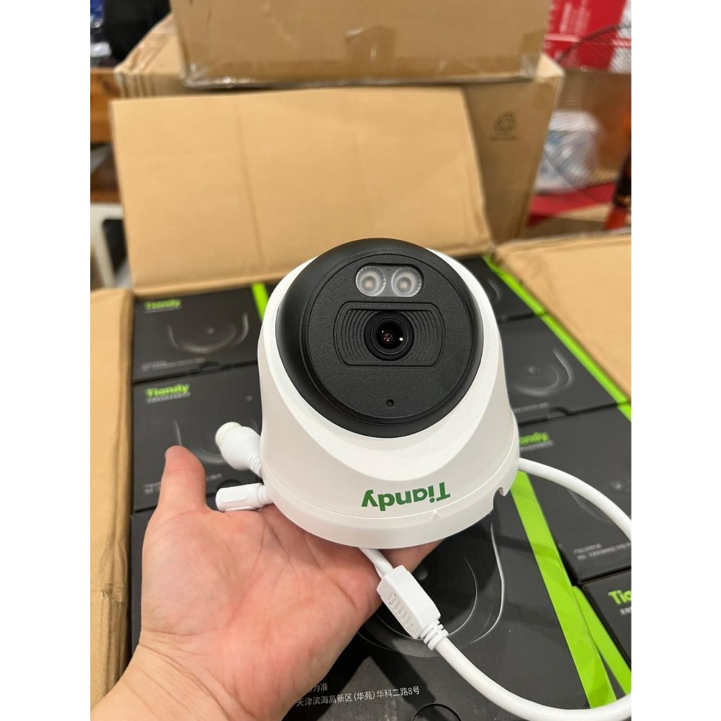 Camera Tiandy IPC 3MP - Full Màu Ban Đêm. POE + Mic thu âm...