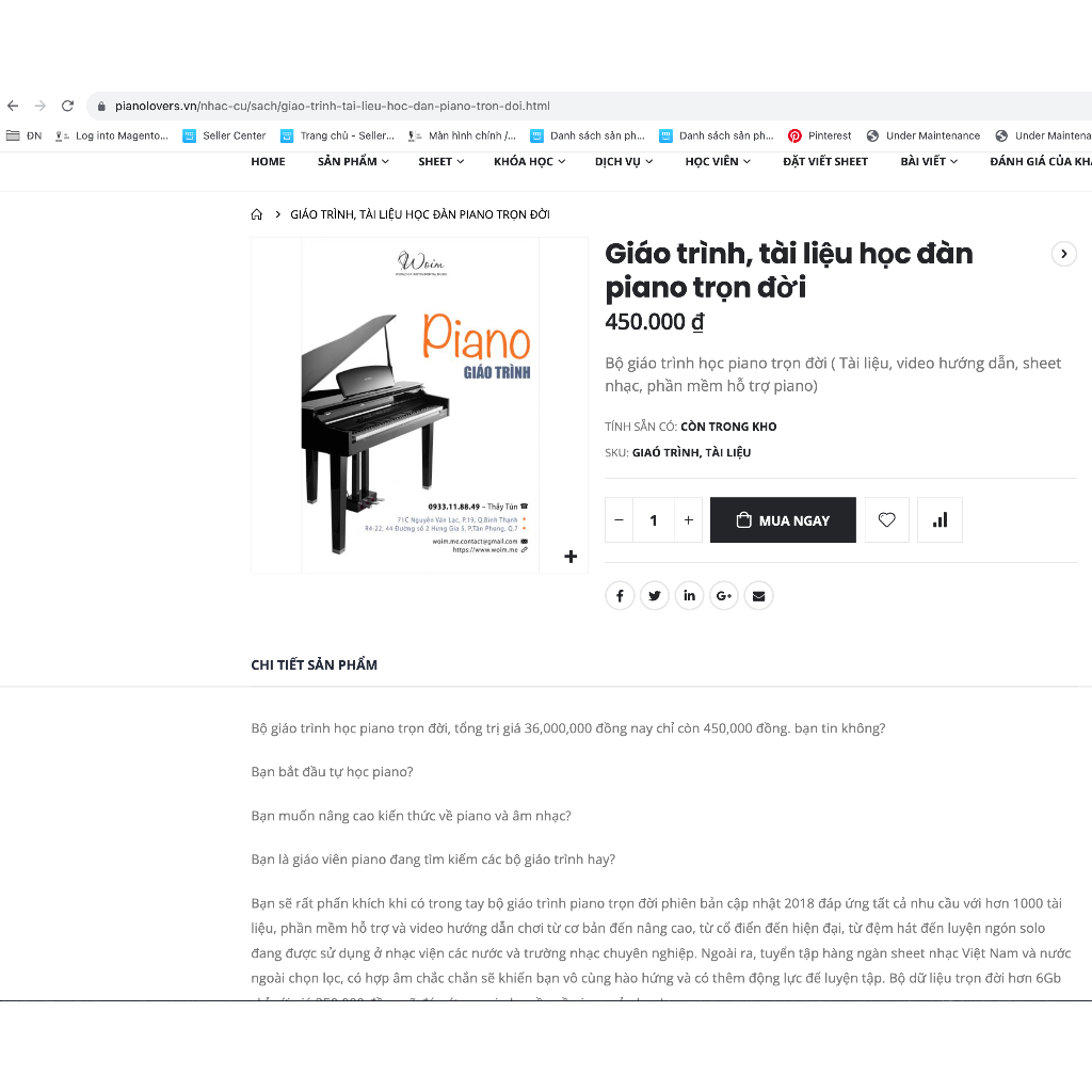 Đàn Piano Điện Woim 88 Phím Nặng Cảm Ứng Lực Cho Bạn Tập Chuyên Piano Mọi Lứa Tuổi W-3101