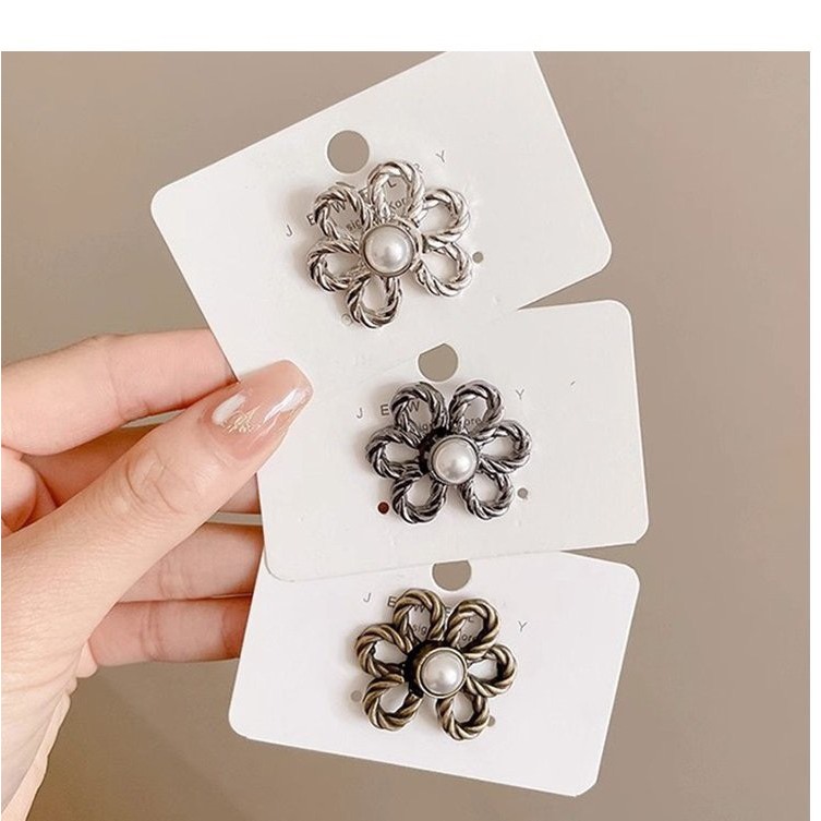 Ghim gài quần áo, ghim thu nhỏ eo quần hình Hoa