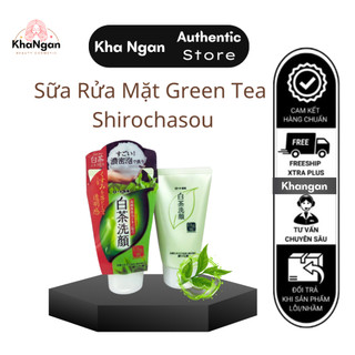 Sữa rửa mặt trà xanh Shirochasou Green Tea Foam Nhật Bản 120gr