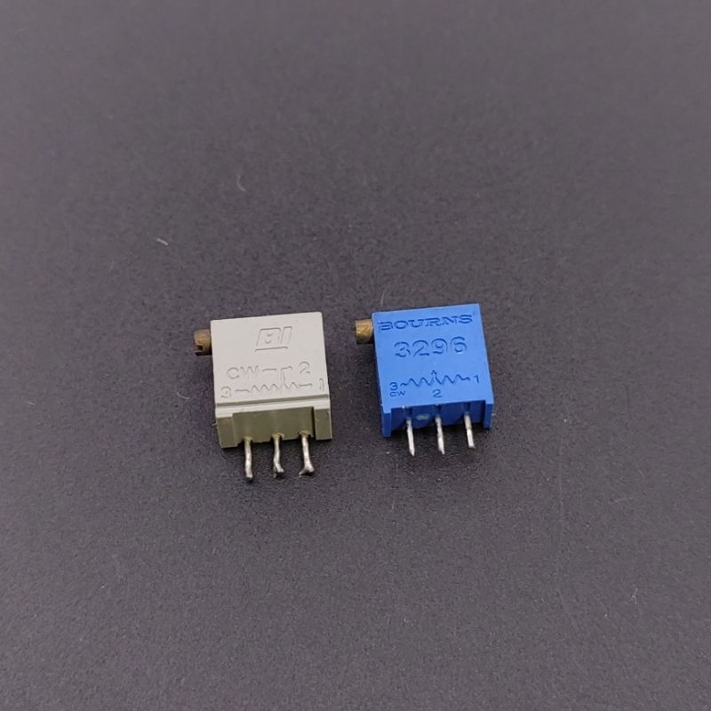 Biến trở Bi, Bourns 3296W tháo máy 100R, 200R, 500R, 1K, 2K, 5K, 10K, 20K, 50K, 100K, 200K, 250K, 1M