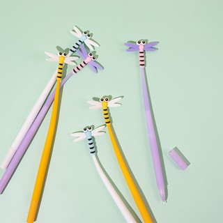 Bút bi nước silicon hình con chuồn chuồn, bút bi nước dẻo hình con chuồn chuồn xinh xắn đáng yêu
