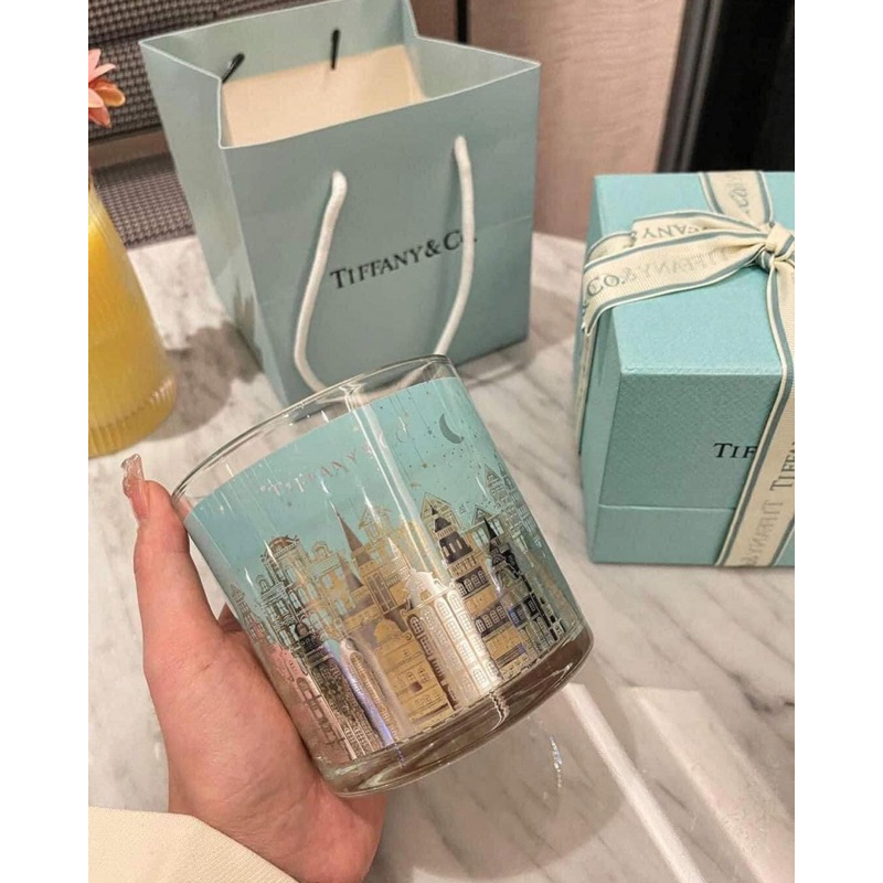 Nến thơm Tiffany&Co quà tặng cao cấp decor nhà cửa full hộp túi giấy hãng