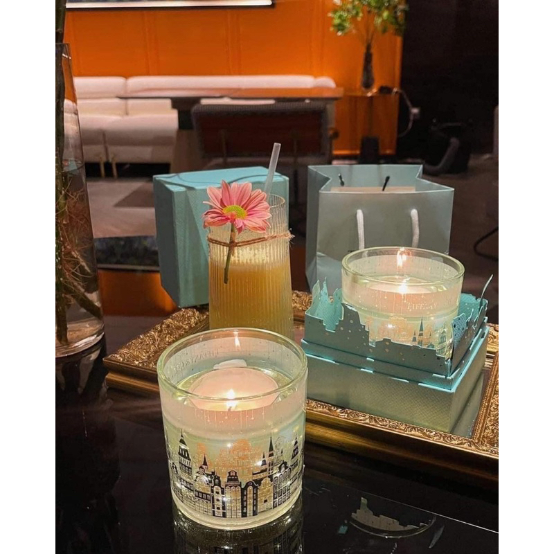 Nến thơm Tiffany&Co quà tặng cao cấp decor nhà cửa full hộp túi giấy hãng