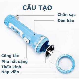 Đèn pin LED cầm tay sạc pin