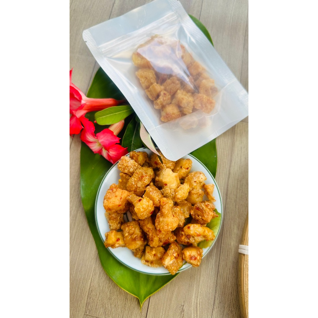 Combo Quá Đã Bánh Tráng Phơi Sương + Muối Tép Hành Phi + Bơ Béo + Sốt Tắc kèm Tốp Mỡ Giòn Rụm