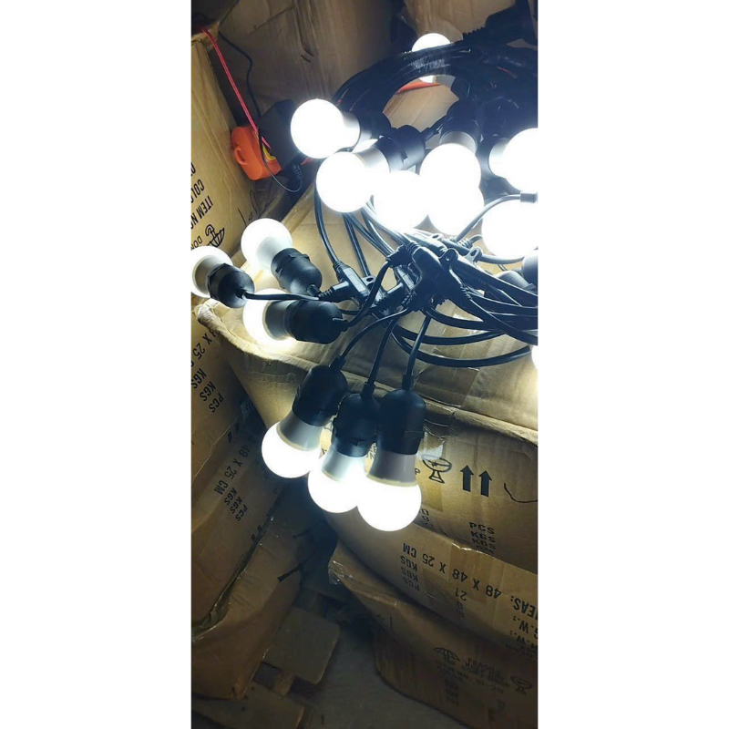 Dây Đèn Trang Trí ngoài trời,cửa hàng ,cafe ,5M 10 bóng ,10m20Bóng 3w loại cao cấp